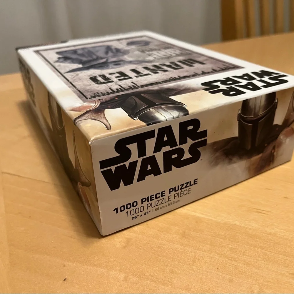 Disney Star Wars The Mandalorian The Child Wanted Poster 1000piece jigsaw puzzle